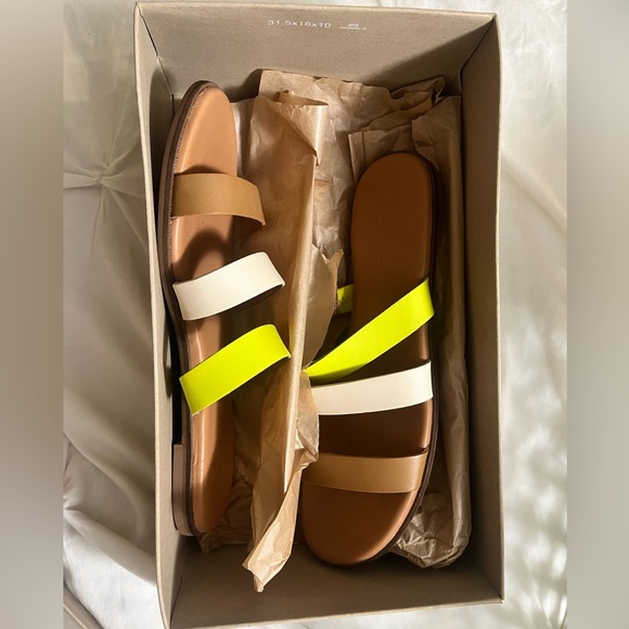 Madewell Ilana Slide Sandal in Leather - Picture 3 of 4